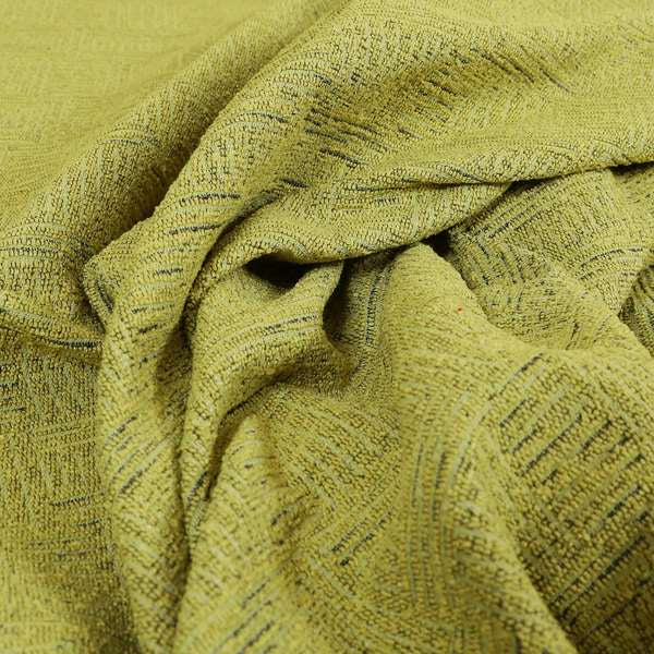 Piccadilly Collection Gingham Pattern Woven Upholstery Green Chenille Fabric JO-518 - Roman Blinds