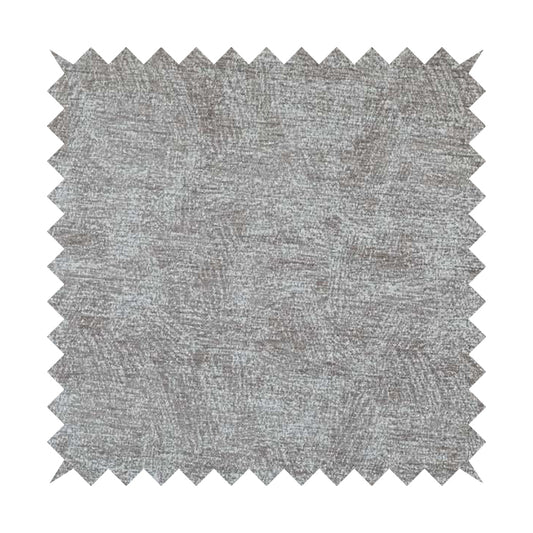 Bakari Semi Plain Woven Upholstery Chenille Fabric In Brown Colour JO-564