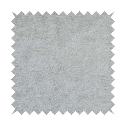 Bakari Semi Plain Woven Upholstery Chenille Fabric In Silver Colour JO-569 - Roman Blinds