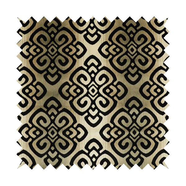 Ziani Designer Pattern Velvet Soft Pattern In Black Colour JO-588 - Handmade Cushions