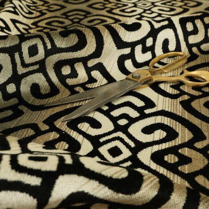 Ziani Designer Pattern Velvet Soft Pattern In Black Colour JO-588 - Handmade Cushions