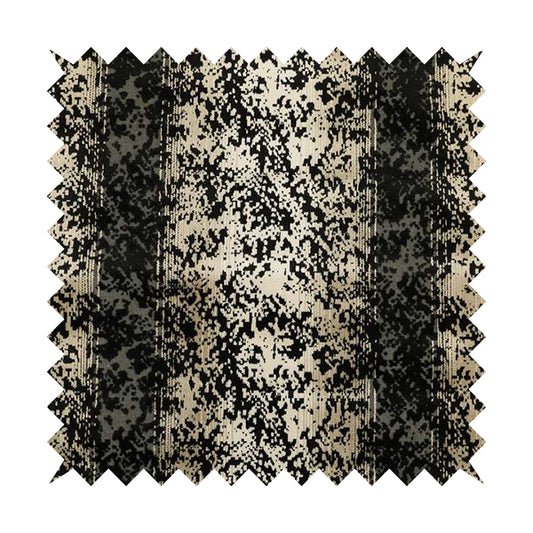 Ziani Designer Abstract Pattern Velvet Soft Pattern In Black Colour JO-600