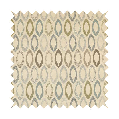 Soft Jacquard Woven Geometric Pattern Chenille Beige Colour Furnishing Upholstery Fabric JO-612 - Handmade Cushions