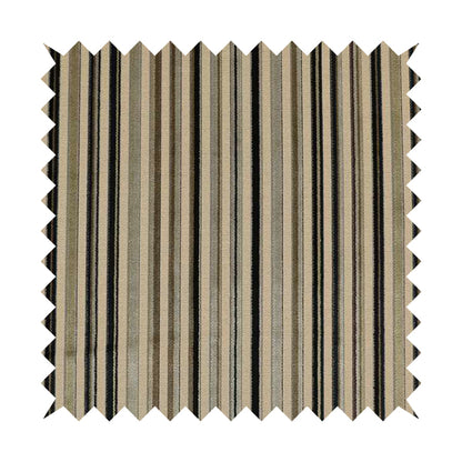 Ziani Modern Striped Pattern Velvet Grey Black Colour JO-614 - Roman Blinds