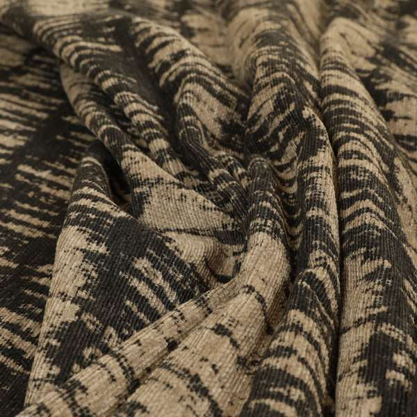 Marlow Woven Designer Abstract Pattern In Brown Colour Upholstery Fabric JO-619 - Roman Blinds