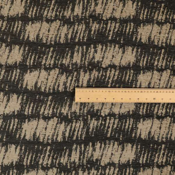 Marlow Woven Designer Abstract Pattern In Brown Colour Upholstery Fabric JO-619 - Handmade Cushions