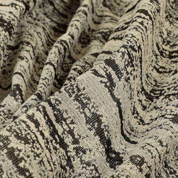 Waterperry Collection Beige Silver Colour Abstract Modern Pattern Soft Chenille Upholstery Fabric JO-620