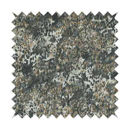 Abstract Camouflage Pattern Blue Colour Chenille Upholstery Fabric JO-629 - Made To Measure Curtains