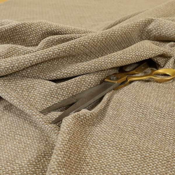 Simply Perfect Plains Soft Jacquard Woven Plain Chenille Beige Colour Furnishing Upholstery Fabric JO-642 - Made To Measure Curtains