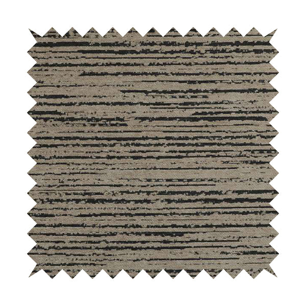 Marlow Woven Designer Abstract Striped Pattern In Brown Colour Upholstery Fabric JO-649 - Roman Blinds