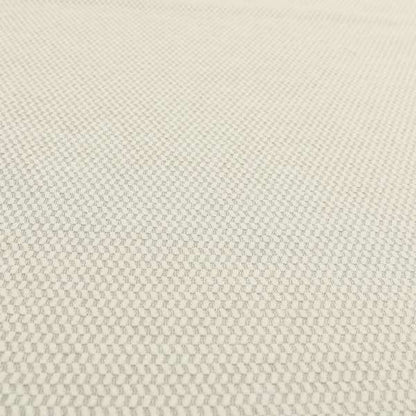 Simply Perfect Plains Collection Soft Textured In White Cream Colour Self Plain Chenille Upholstery Fabric JO-663 - Roman Blinds