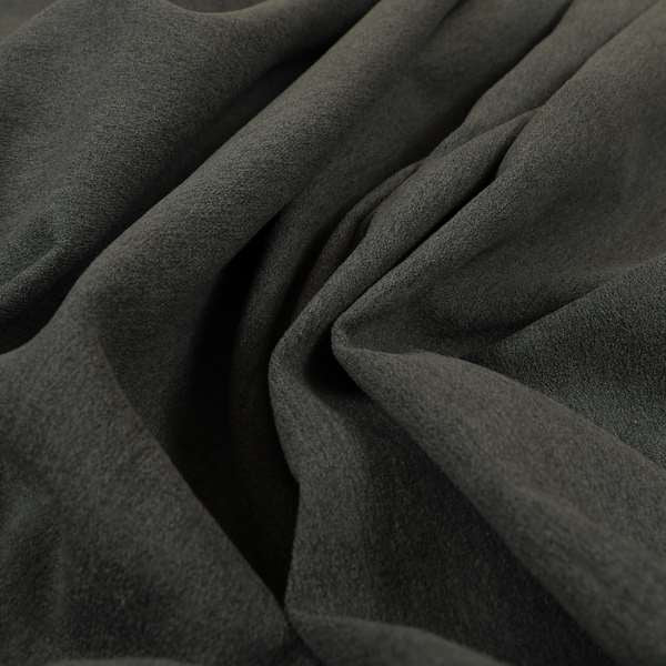 Simply Perfect Plains Soft Plain Chenille Grey Colour Furnishing Upholstery Fabric JO-665 - Made To Measure Curtains