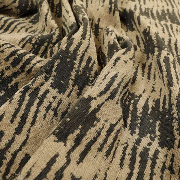 Marlow Woven Designer Abstract Pattern In Brown Colour Upholstery Fabric JO-669