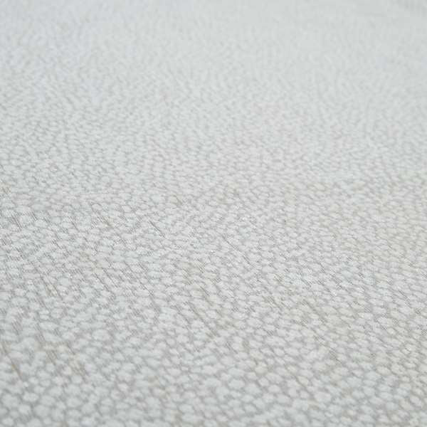 Florida Soft Woven Cream Colour Chenille Upholstery Fabric JO-70 - Roman Blinds