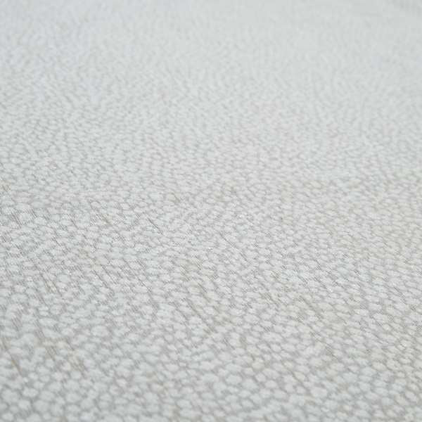 Florida Soft Woven Cream Colour Chenille Upholstery Fabric JO-70