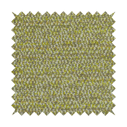 Abstract Pattern In Green Colour Chenille Upholstery Fabric JO-714