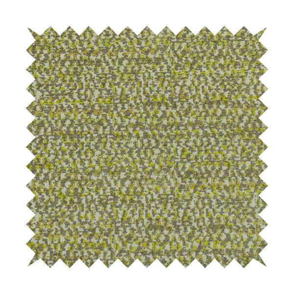 Abstract Pattern In Green Colour Chenille Upholstery Fabric JO-714 - Handmade Cushions