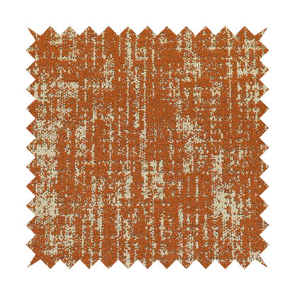 Semi Plain Pattern In Orange Colour Chenille Upholstery Fabric JO-720 - Roman Blinds