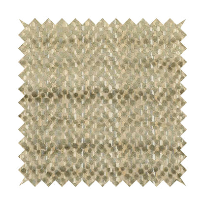 Dotted Pattern In Green Brown Colour Velvet Upholstery Fabric JO-728 - Roman Blinds