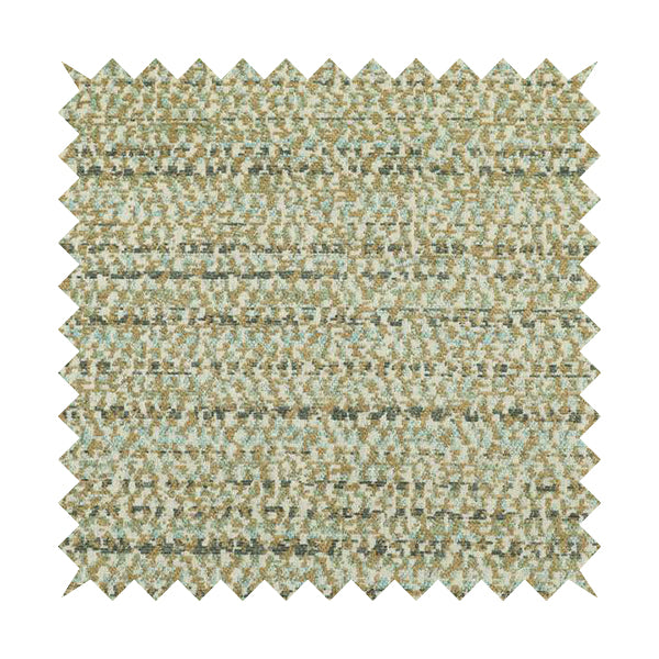 Geometric Pattern In Grey Blue Colour Chenille Upholstery Fabric JO-769 - Handmade Cushions