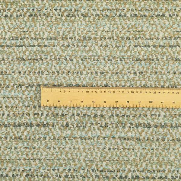 Geometric Pattern In Grey Blue Colour Chenille Upholstery Fabric JO-769 - Roman Blinds