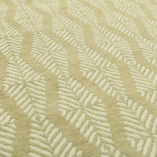 Brown Cream Colour Striped Wave Pattern Chenille Upholstery Fabric JO-783 - Roman Blinds