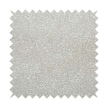 Florida Self Pattern Plain Soft Woven Cream Colour Chenille Upholstery Fabric JO-79 - Made To Measure Curtains