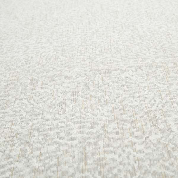 Florida Self Pattern Plain Soft Woven Cream Colour Chenille Upholstery Fabric JO-79 - Roman Blinds