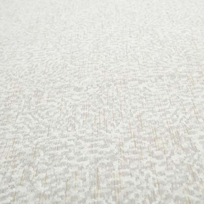 Florida Self Pattern Plain Soft Woven Cream Colour Chenille Upholstery Fabric JO-79 - Made To Measure Curtains