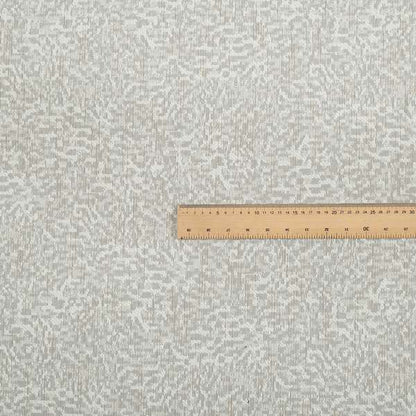 Florida Self Pattern Plain Soft Woven Cream Colour Chenille Upholstery Fabric JO-79 - Made To Measure Curtains