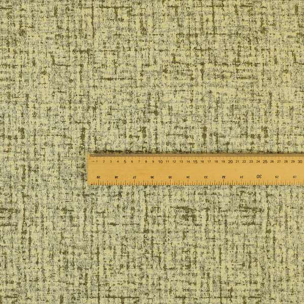 Semi Plain Abstract Pattern In Green Colour Chenille Jacquard Furniture Fabric JO-818 - Roman Blinds