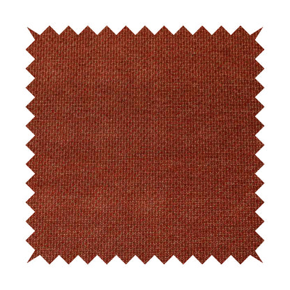 Soft Quality Woven Red Terracotta Colour Semi Plain Upholstery Fabric JO-848 - Roman Blinds