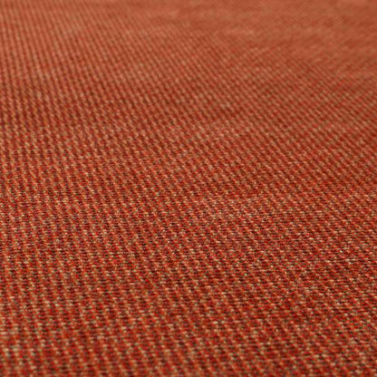 Soft Quality Woven Red Terracotta Colour Semi Plain Upholstery Fabric JO-848 - Roman Blinds