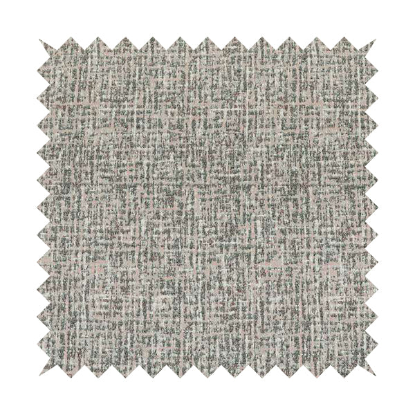 Semi Plain Abstract Pattern In Pink Colour Chenille Jacquard Furniture Fabric JO-852 - Roman Blinds