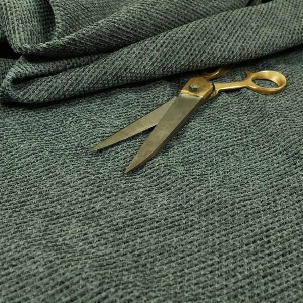 Lyon Soft Like Cotton Woven Hopsack Type Chenille Upholstery Fabric Grey Colour JO-856 - Made To Measure Curtains