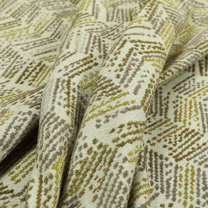 Small Stripe Pattern Green Colour Chenille Upholstery Fabric JO-861 - Handmade Cushions