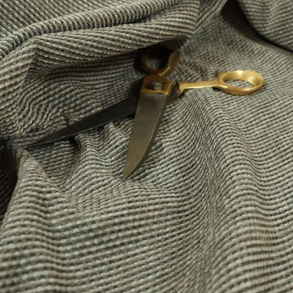 Lyon Soft Like Cotton Woven Hopsack Type Chenille Upholstery Fabric Slate Brown Grey Colour JO-865 - Roman Blinds