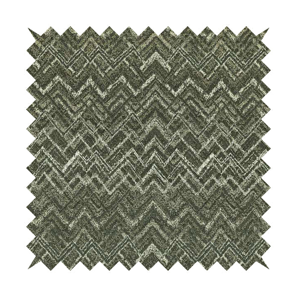 Elwin Decorative Weave Grey Colour Waves Pattern Jacquard Fabric JO-872 - Made To Measure Curtains