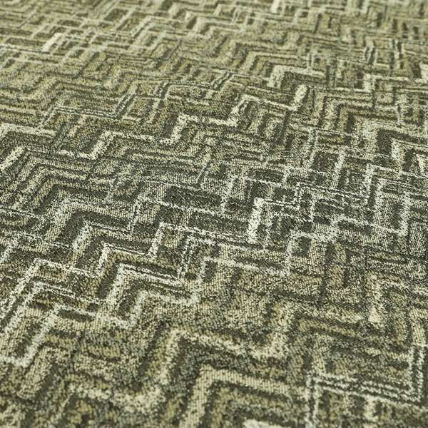 Elwin Decorative Weave Grey Colour Waves Pattern Jacquard Fabric JO-872