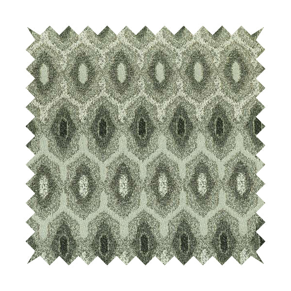 Decorative Weave Geometric Natural Grey Colour Pattern Jacquard Fabric JO-882 - Roman Blinds