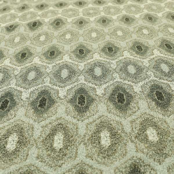 Decorative Weave Geometric Natural Grey Colour Pattern Jacquard Fabric JO-882