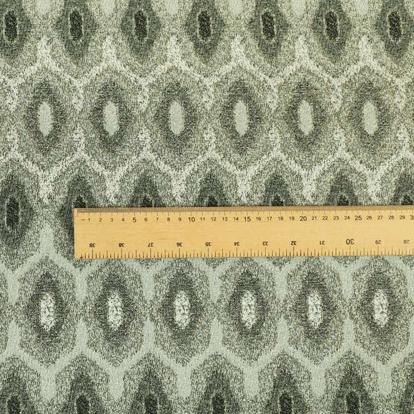 Decorative Weave Geometric Natural Grey Colour Pattern Jacquard Fabric JO-882 - Made To Measure Curtains