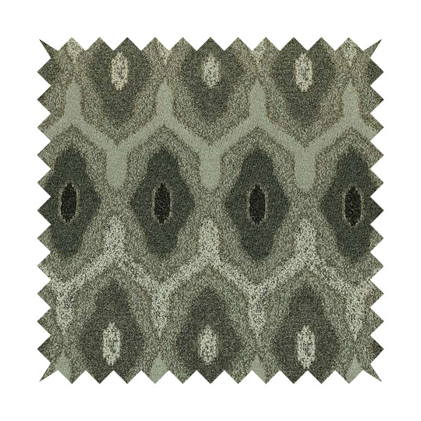 Decorative Weave Geometric Black Grey Colour Pattern Jacquard Fabric JO-883 - Roman Blinds