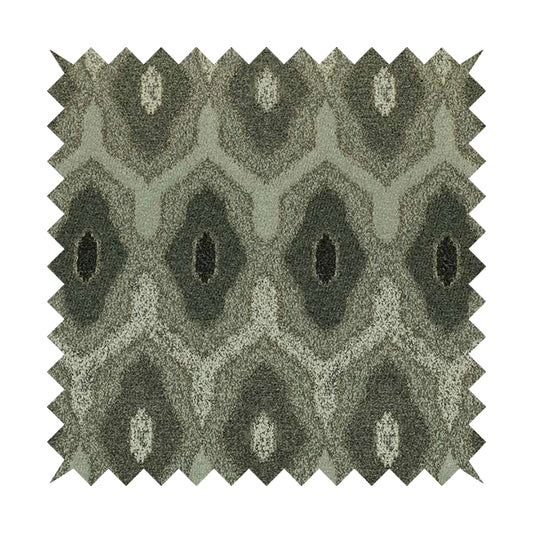 Decorative Weave Geometric Black Grey Colour Pattern Jacquard Fabric JO-883
