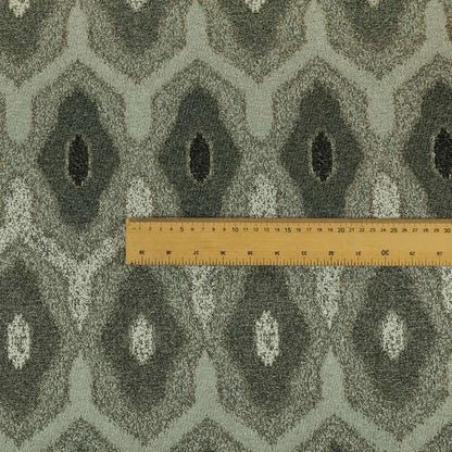 Decorative Weave Geometric Black Grey Colour Pattern Jacquard Fabric JO-883 - Roman Blinds