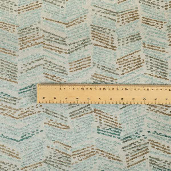 Small Stripe Pattern Blue Colour Chenille Upholstery Fabric JO-892 - Made To Measure Curtains