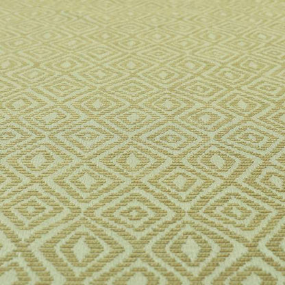 Geometric Diamond Modern Pattern In Brown Colour Chenille Upholstery Fabric JO-893 - Made To Measure Curtains