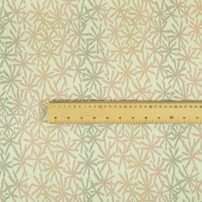 Decorative Geometric Pink Grey Colour Pattern Jacquard Fabric JO-894 - Roman Blinds