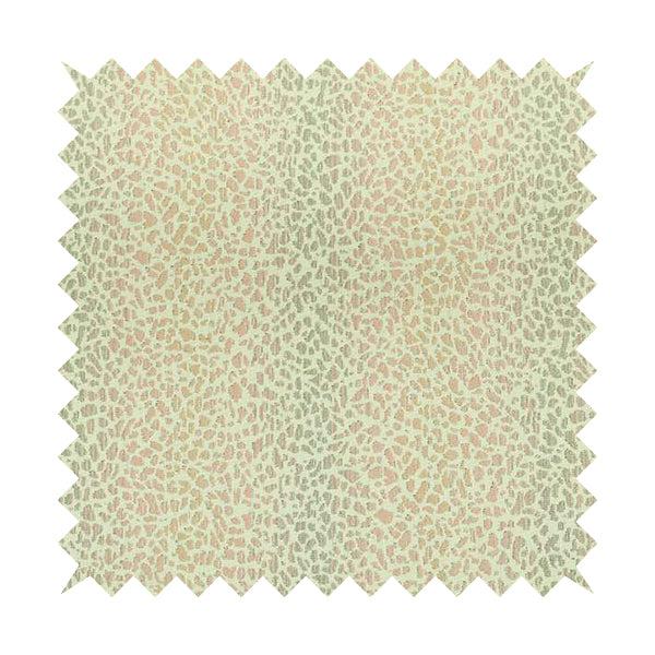 Decorative Geometric Pink Grey Colour Pattern Jacquard Fabric JO-895