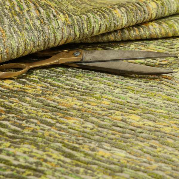 Camouflage Pattern In Green Brown Colour Velvet Upholstery Fabric JO-911 - Roman Blinds